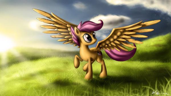 Фото ☁Scootaloo ☑ Dash ♥(Love Rainbow)